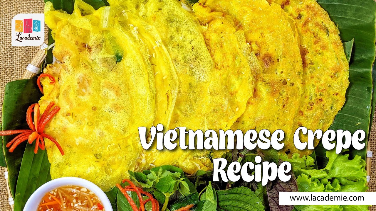 Vietnamese Crepe Recipe (B&aacute;nh X&egrave;o)