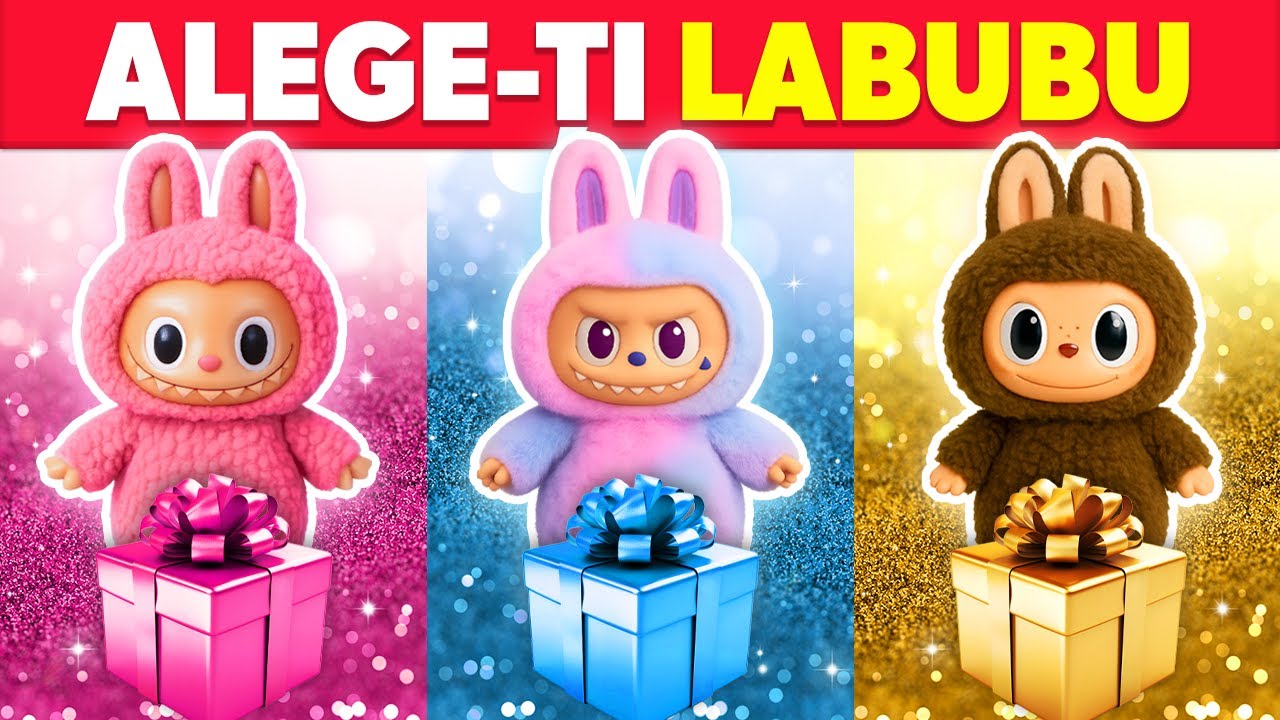 Alege-ți Figurina Labubu! 🎁 Alege-ți Cadoul 😍🐰 Despachetare Labubu