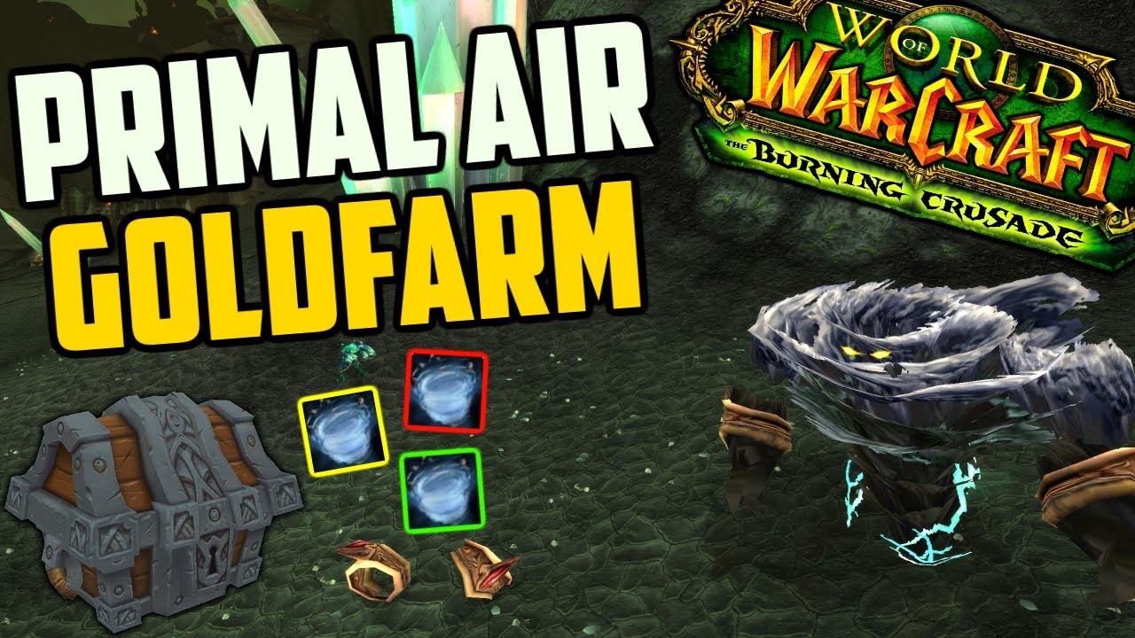 Get Rich By Farming Primal Air in TBC Classic - 2 INSANE Primal Air Farming Locations