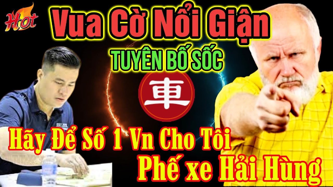 🔴Cờ tướng: Lại Lý Huynh xuất chiêu ăn sạch 2 xe, vua cờ nổi cáo