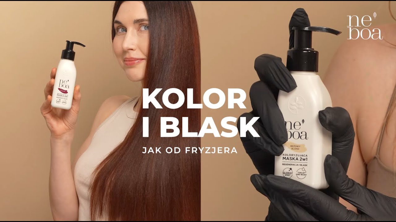 NOWOŚĆ! Koloryzujące maski NEBOA już w Rossmann!