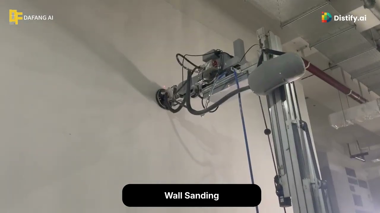 DaFang Wall Finishing Robots in Action: Autonomous Wall-Finishing at HK Car Park Project