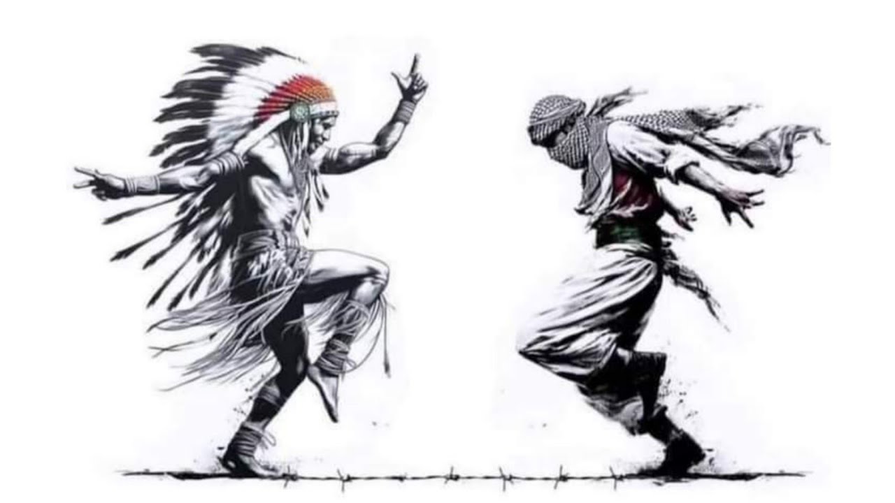 رقصة أصحاب الأرض | الاغنية السويدية تحيا فلسطين  leve palestina