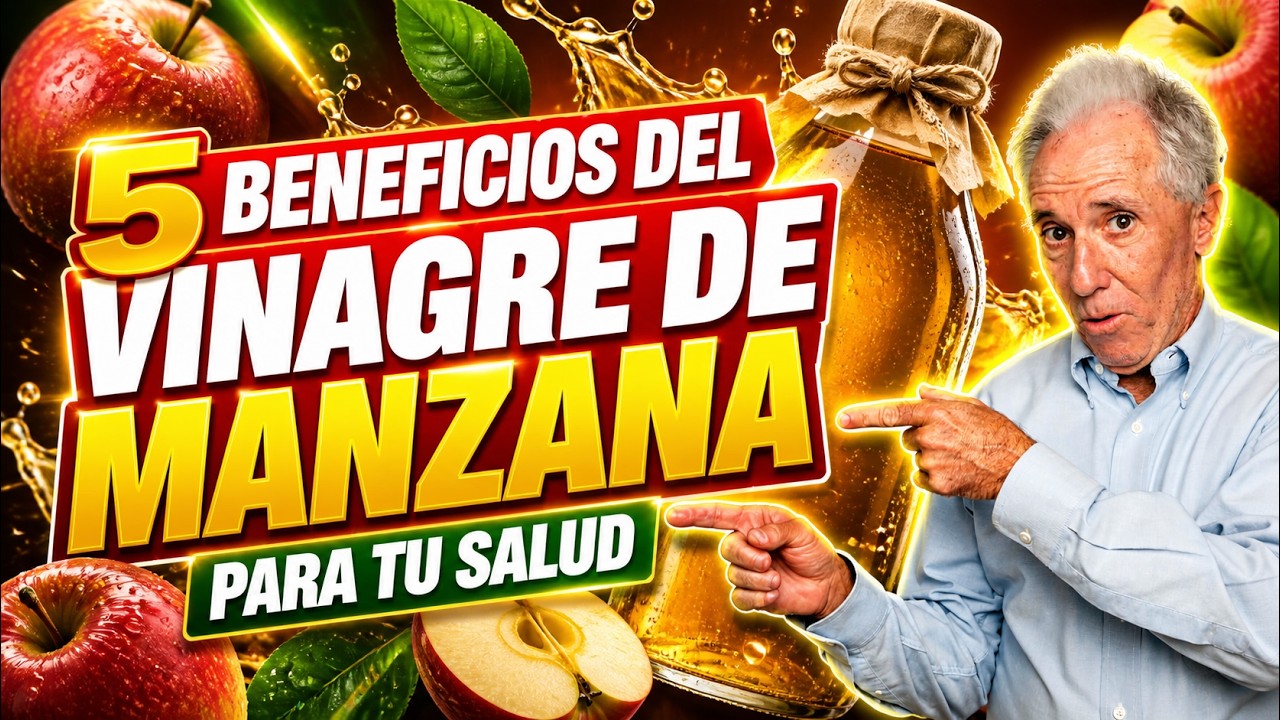 Vinagre de Manzana: 5 Beneficios para tu Salud.