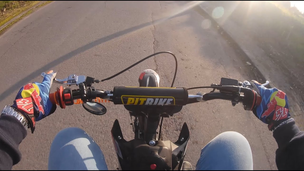 PIT BIKE 110cc na Aldeia💪😍