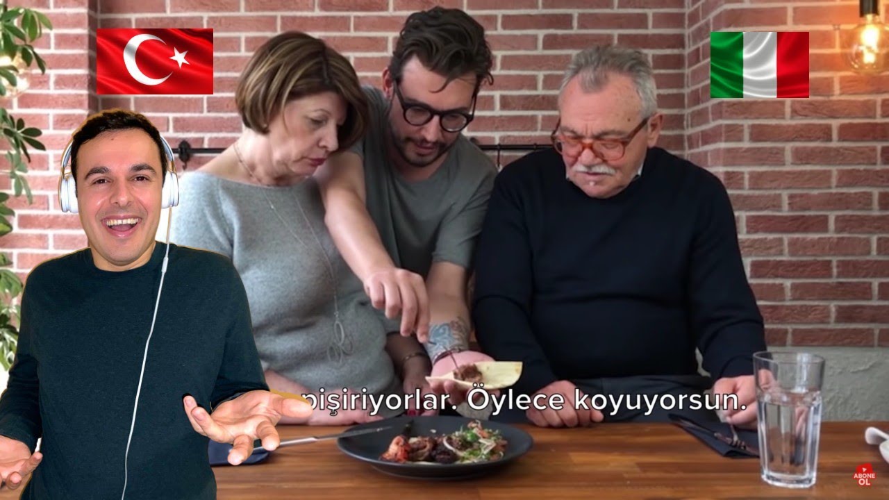 Italian Reaction To 🇹🇷 Danilo's Family Tries Turkish Food