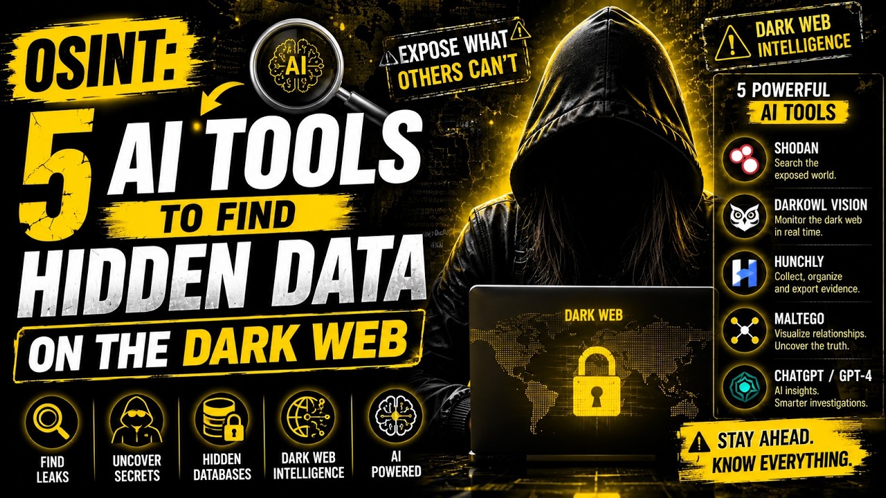 OSINT: 5 AI Tools To Find Hidden Data On The Dark Web