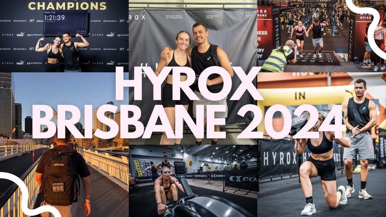 HYROX BRISBANE 2024 | Mixed Doubles | Brisbane Vlog