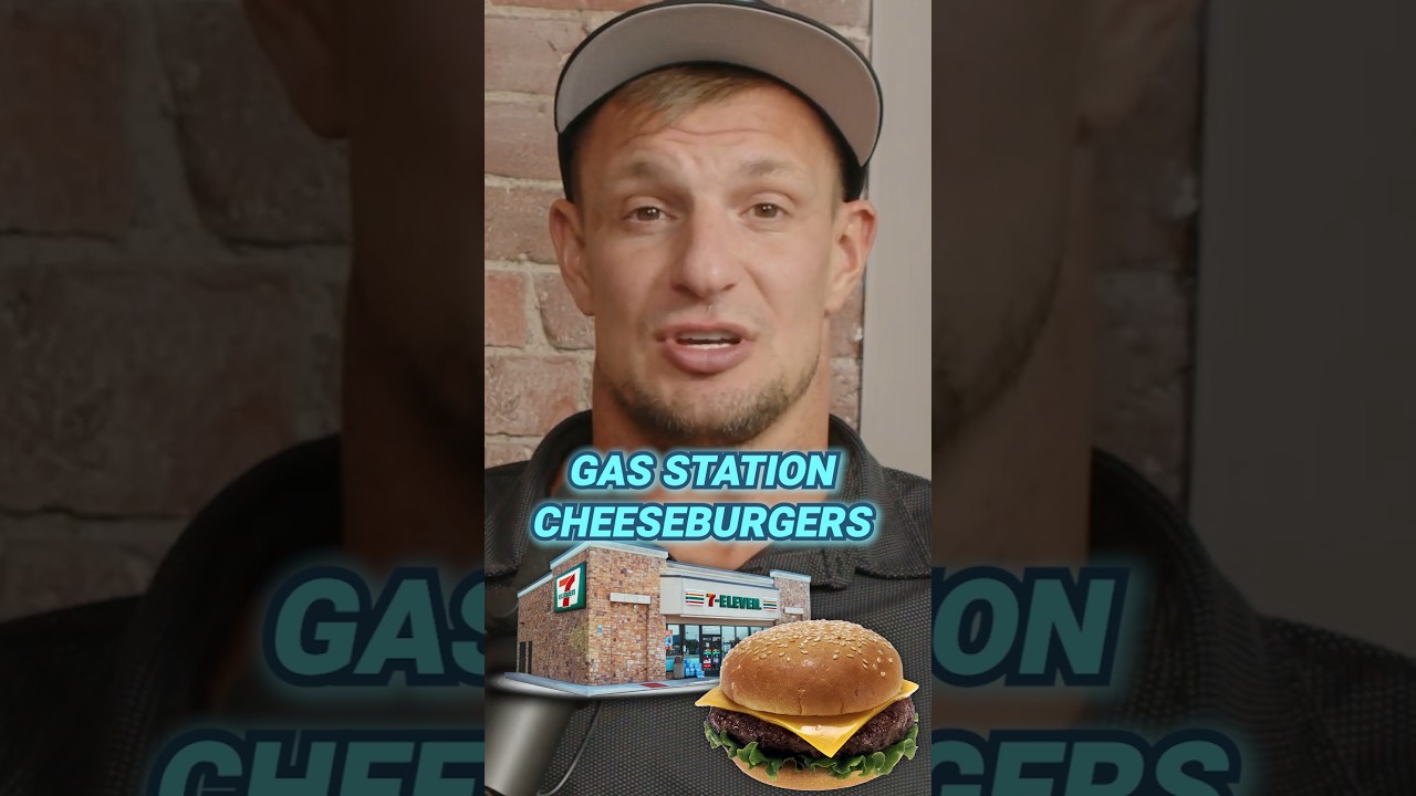 Nobody knew Gronk in Poland but the gas station burgers kept him satisfied&nbsp;🍔