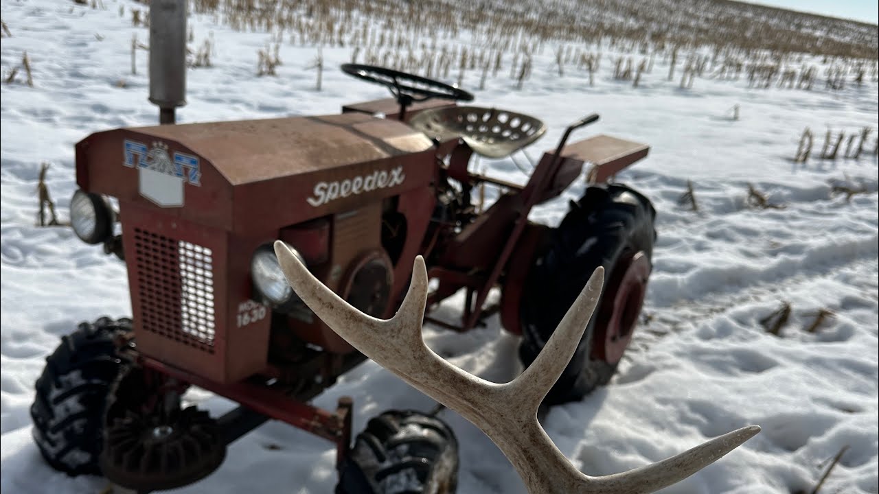 Speedex 1630 Tractor Ride Turns into Shed Hunting
