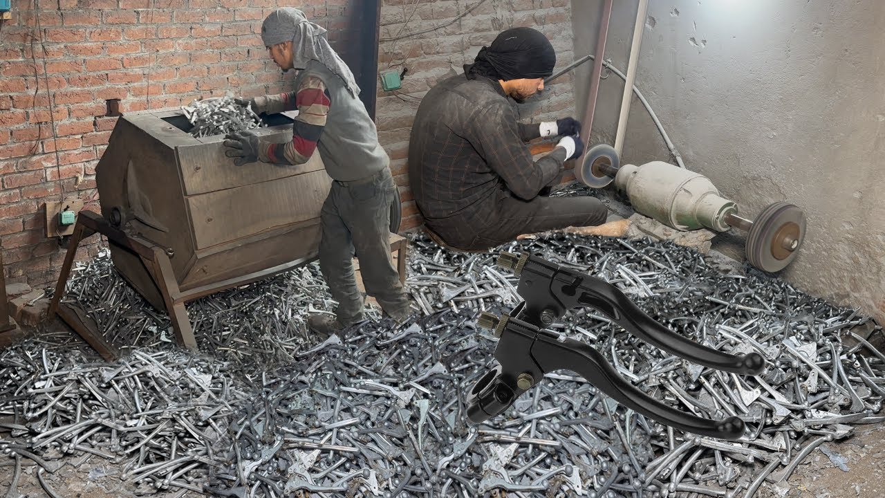 Unbelievable Aluminum Scrap Recycled into Millions of Bike Levers | How Bike Levers Are Made