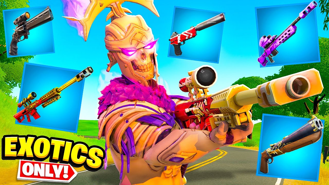 USIAMO TUTTE LE NUOVE ARMI ESOTICHE DI FORTNITE!