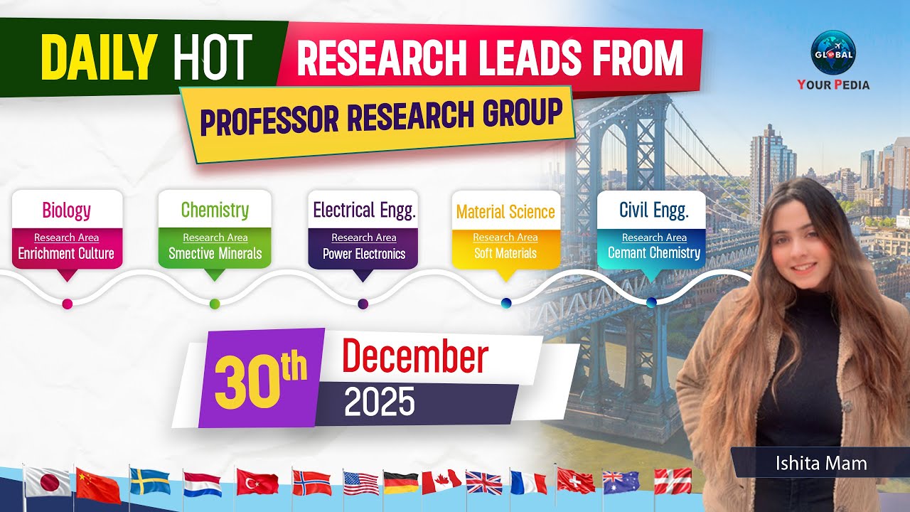 Best Research Topics for PhD 2025 | Engineering, Biology & Material Science | 30th Dec 2025