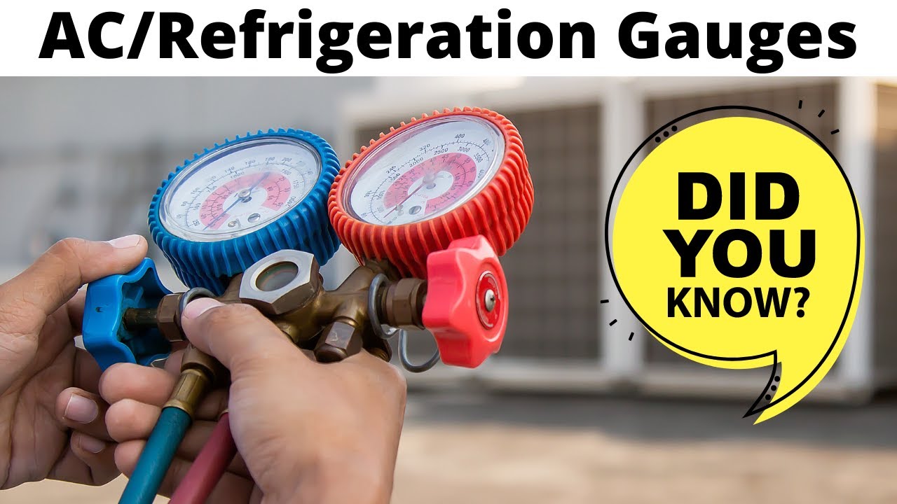 HVACR: How To Use AC/Refrigeration Gauges (Manifold Gauge Set) Everything You Need To Know!