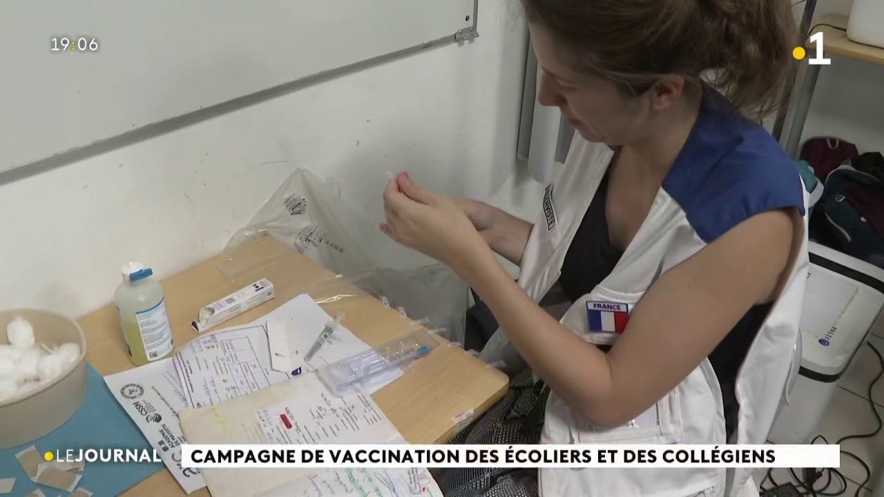 Campagne de vaccination des écoliers et des collégiens