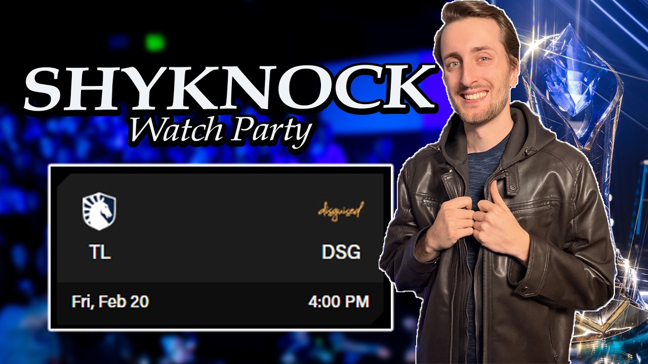 SHYKNOCK WATCH PARTY | TLAW vs DSG - LCS Lock-In Playofs (Elim Series)