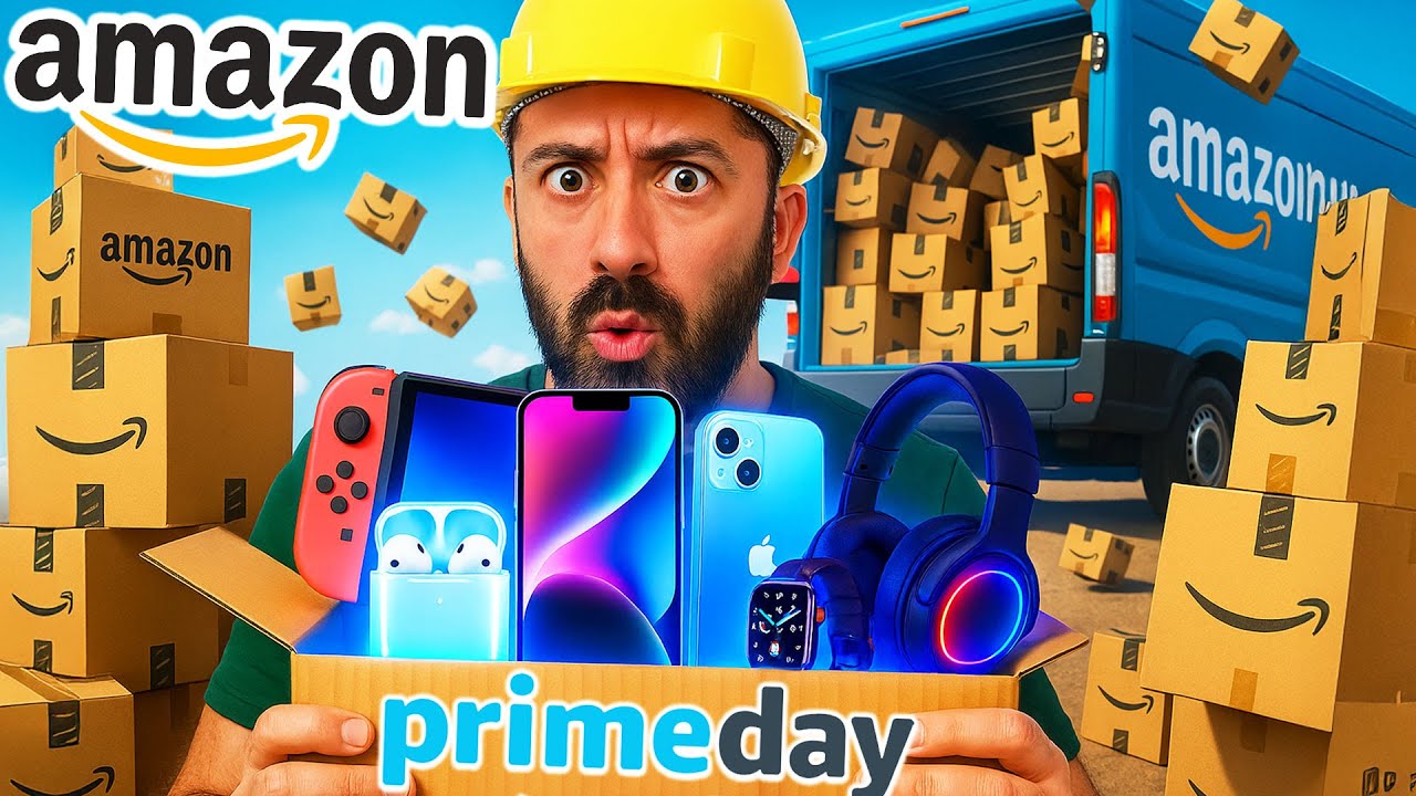 Ho comprato 500€ di PRODOTTI del PRIME DAY di AMAZON 📦 MEGA UNBOXING XXL