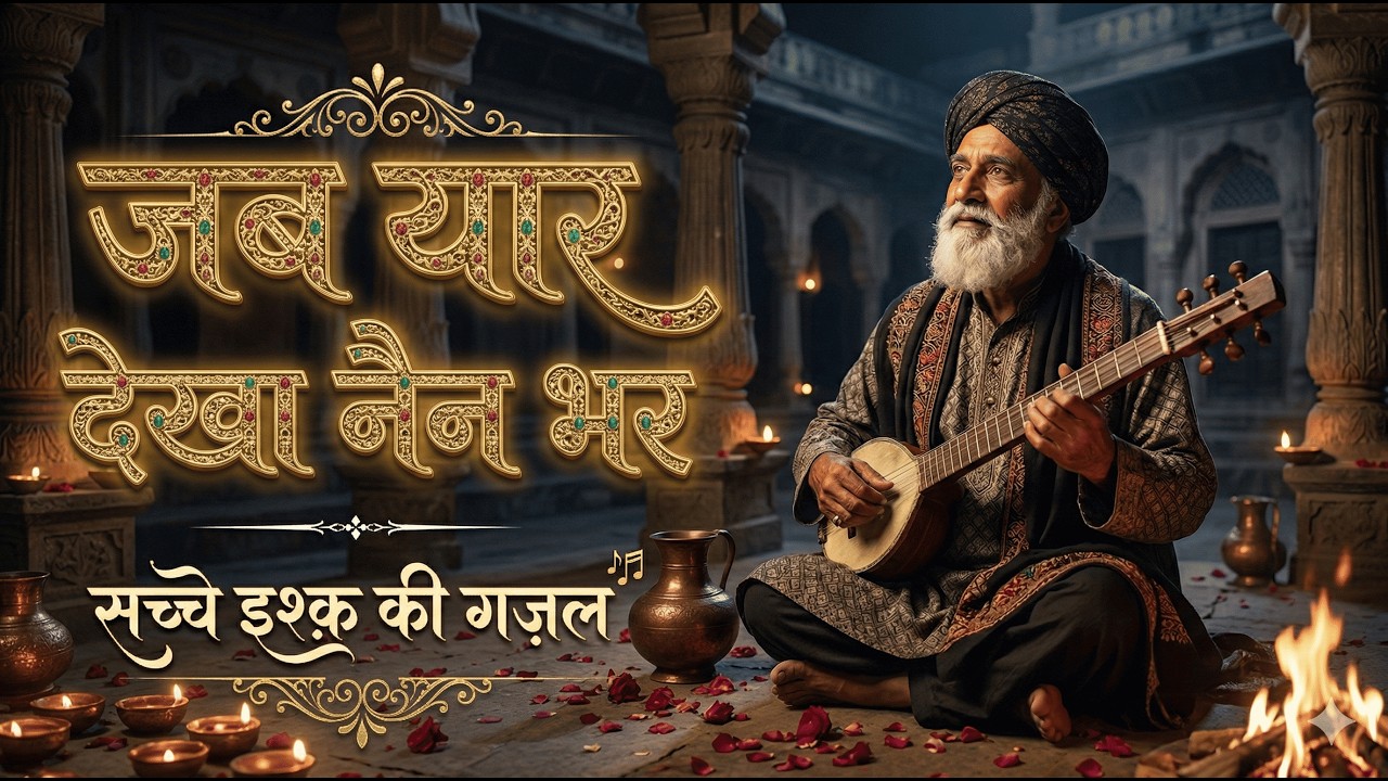 Jab Yaar Dekha Nain Bhar | जब यार देखा नैन भर | Amir Khusro's Heart Touching Sufi Kalam | Music Aura