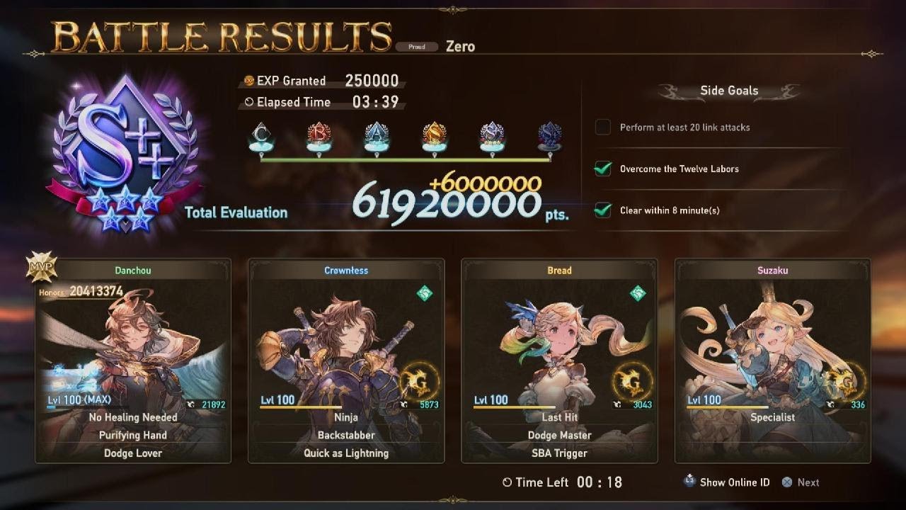 Granblue Fantasy Relink - Helping a Friend to get Twelve Winged & Master of Relink Trophy #3