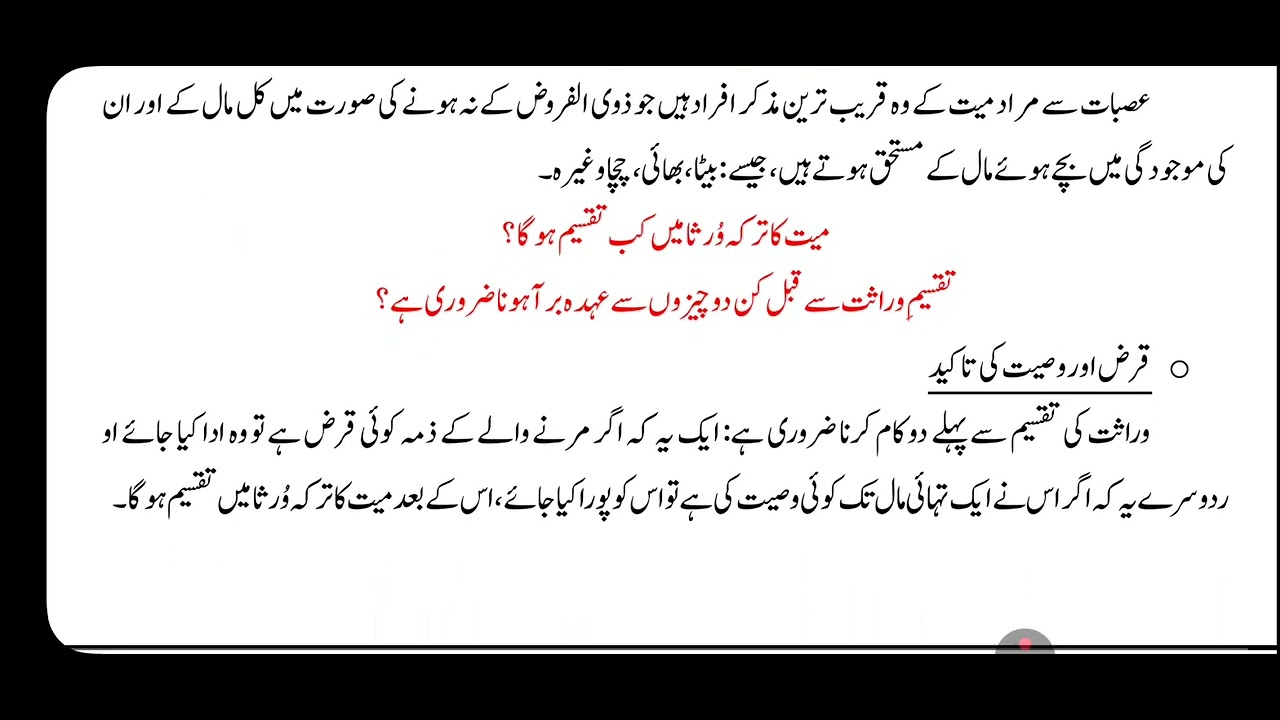 Waraasat, Tafseer-IV, ISE-304, PU