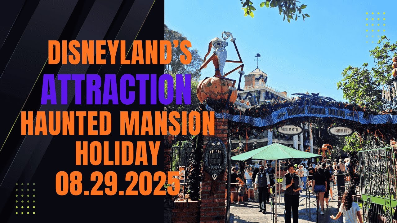 Haunted Mansion Holiday - Disneyland - 08.29.2025