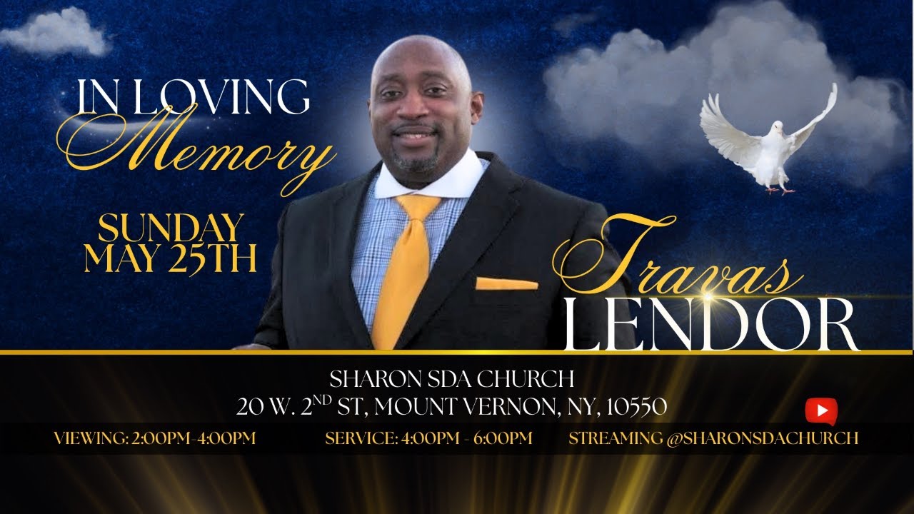Celebration of Life Service for Travas Lendor | Sunday May 25, 2025