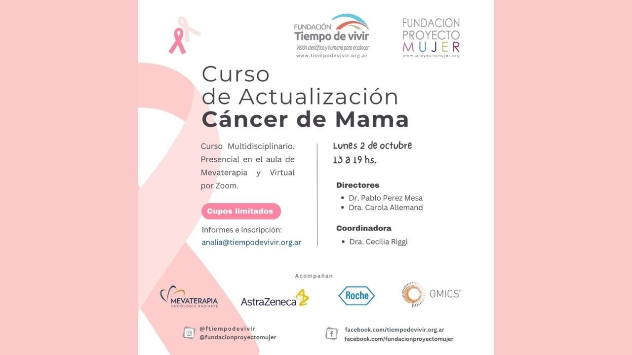 Curso Cáncer de Mama 2023  - 1° Parte