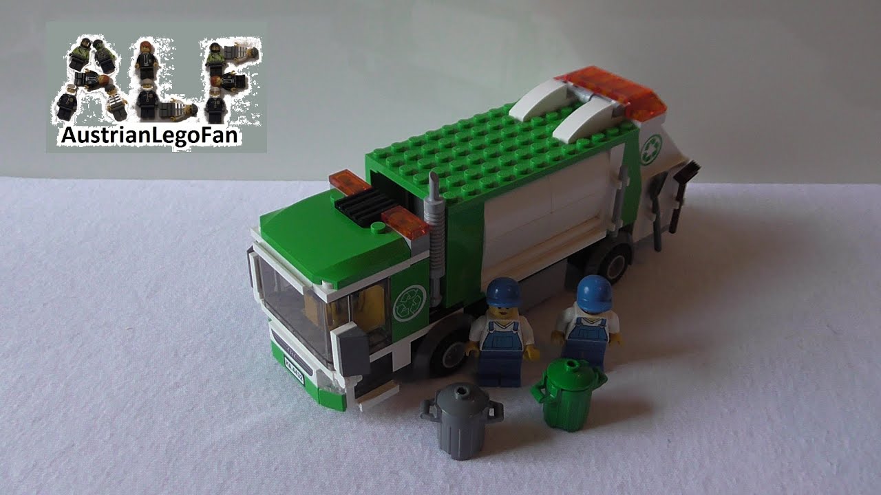 Lego City 4432 Garbage Truck / M&uuml;llabfuhr - Lego Speed Build Review