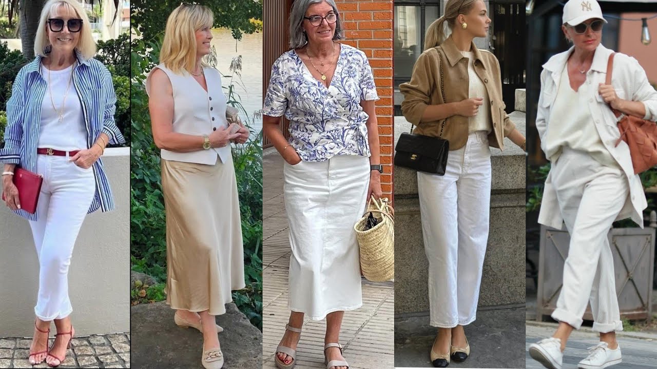 Comfortable Timeless Looks for All Elegant Ladies Over 40, 50-60-70 For Natural Beauty