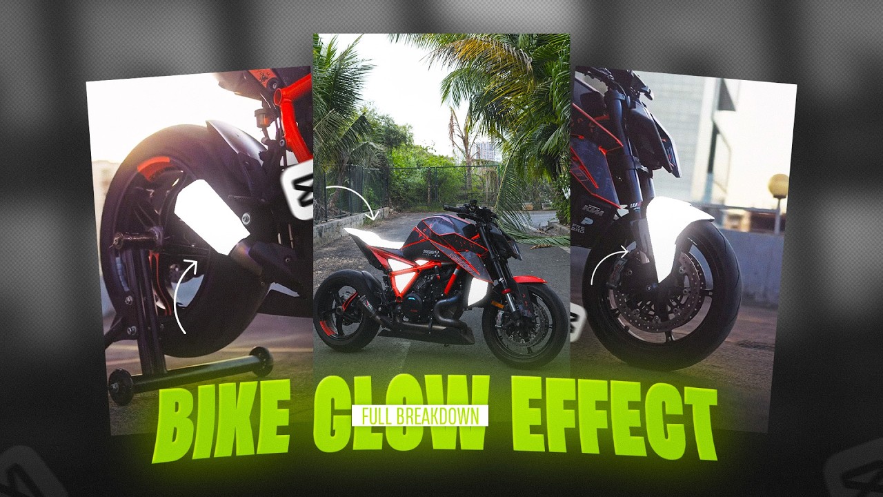 How to Edit Bike Glowing effect in Capcut | Capcut video editing | Full Breakdown