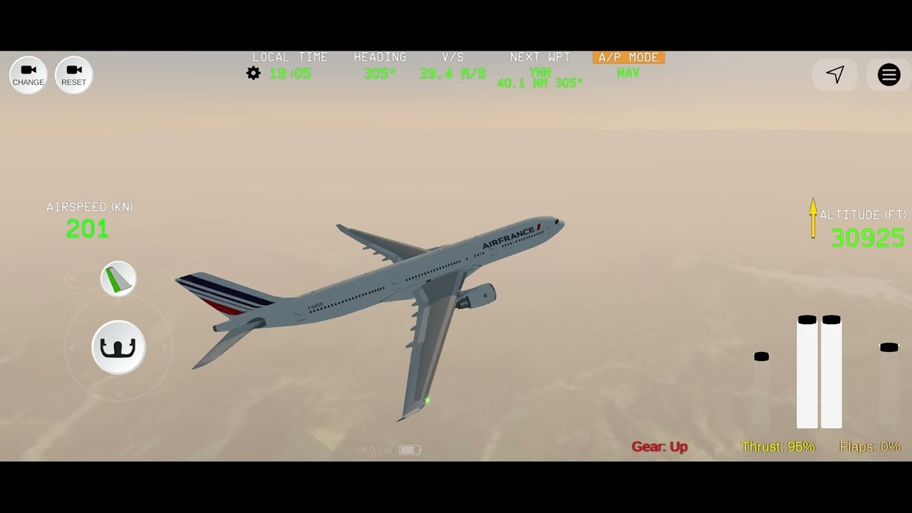 Airbus A330-300 (Air France) Athens to Paris (NCS MUSIC)| Flight simulator advanced