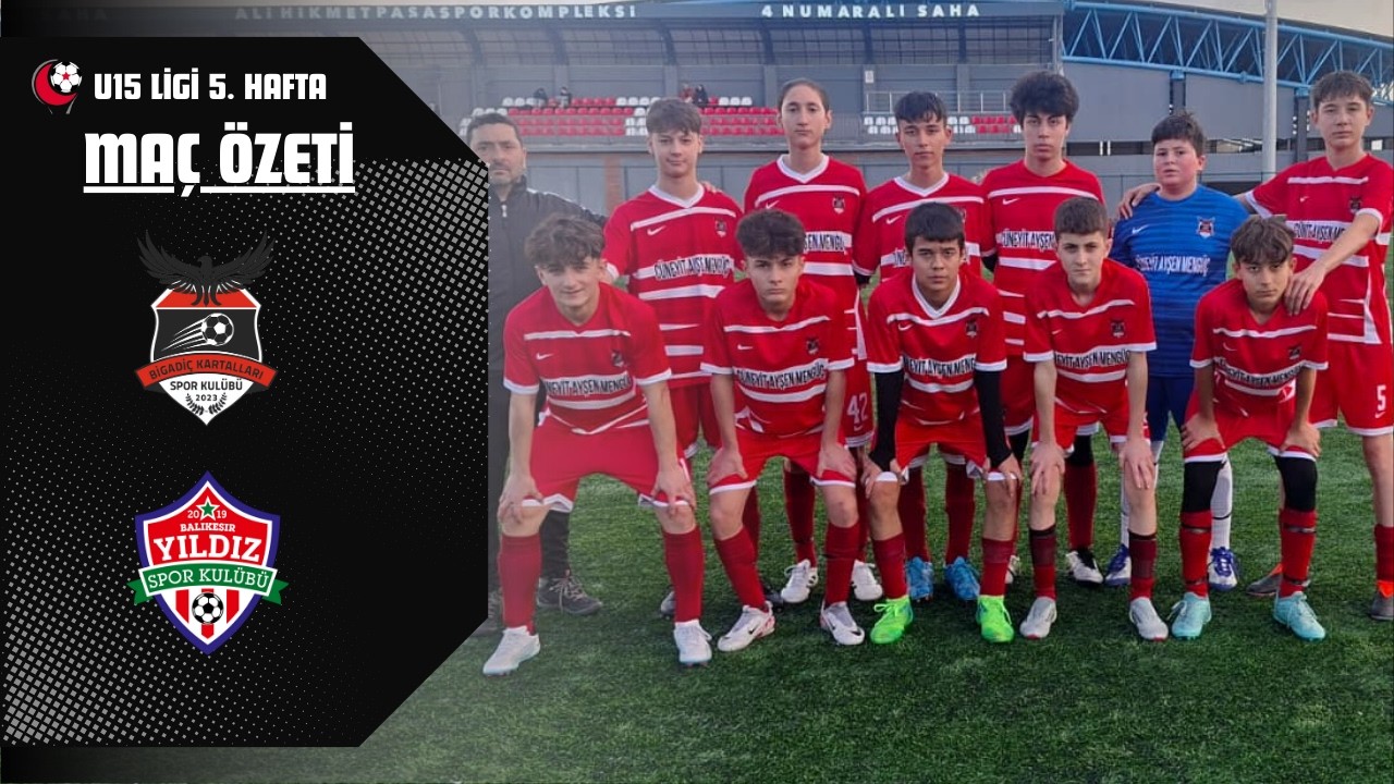 U15 (2011) Ligi 5. Hafta | Bigadiç Kartalları - Balıkesir Yıldızspor Maç Özeti 07.02.2026 4K UHD
