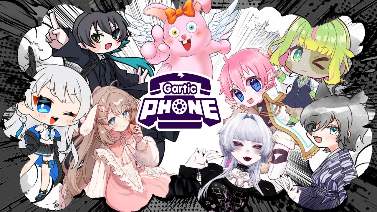 【ガーティックフォン】膝の上でお絵描きするよ【コラボ】