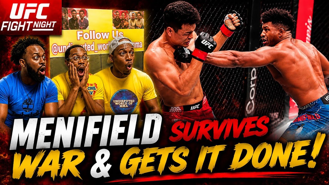 Zhang Mingyang vs Alonzo Menifield Was Absolute CHAOS! | UFC Fight Night Reaction