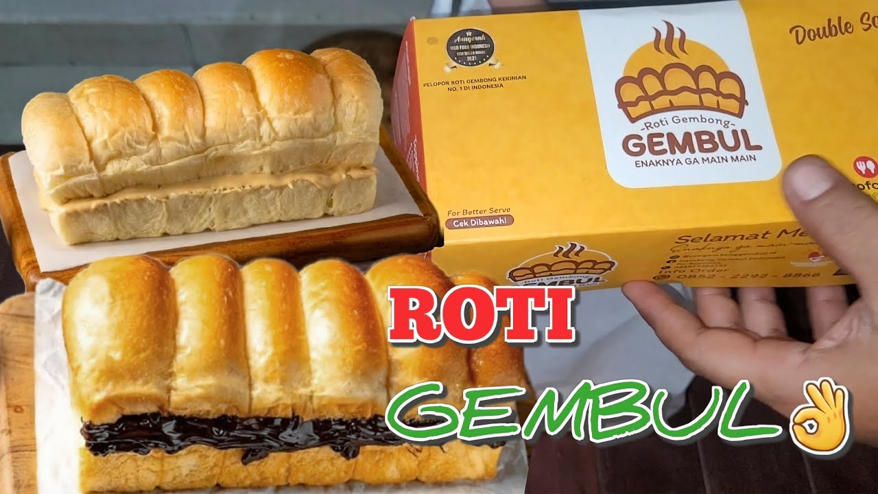 Roti GEMBUL muaknyoss👍 #kuliner #food 