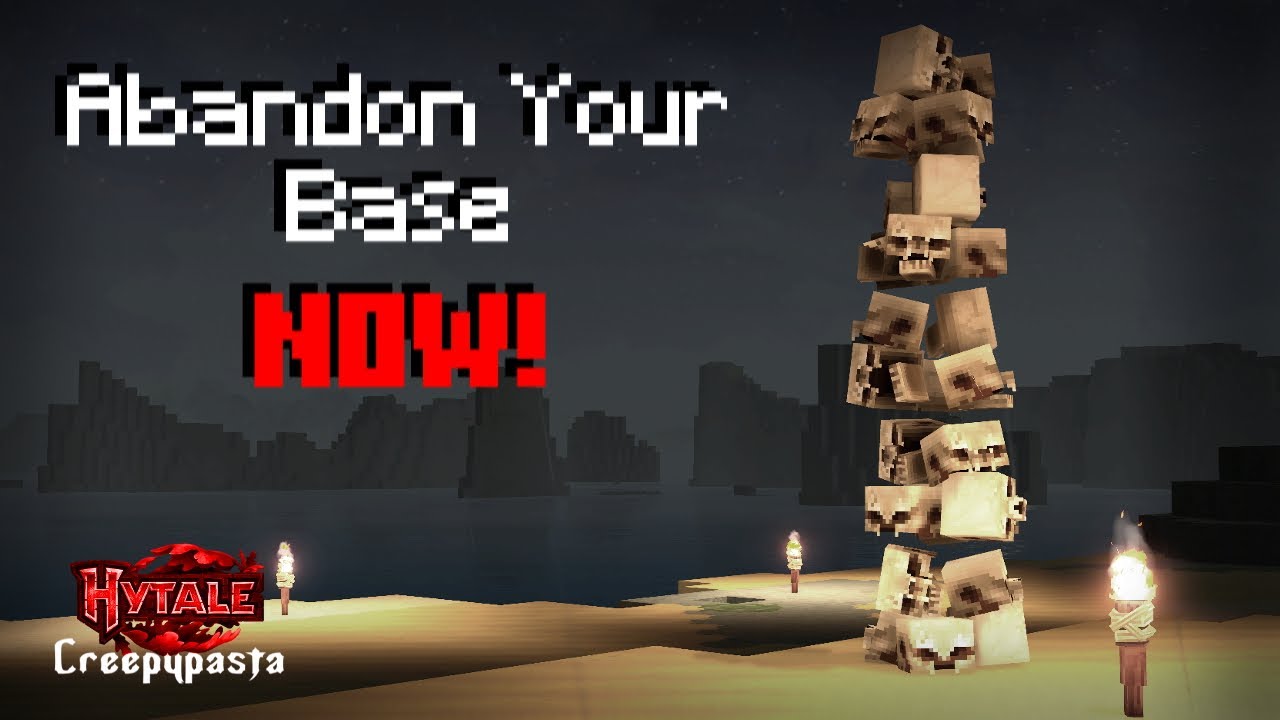 If a Tower of Skulls Suddenly Appears, LEAVE YOUR BASE NOW! Hytale Creepypasta