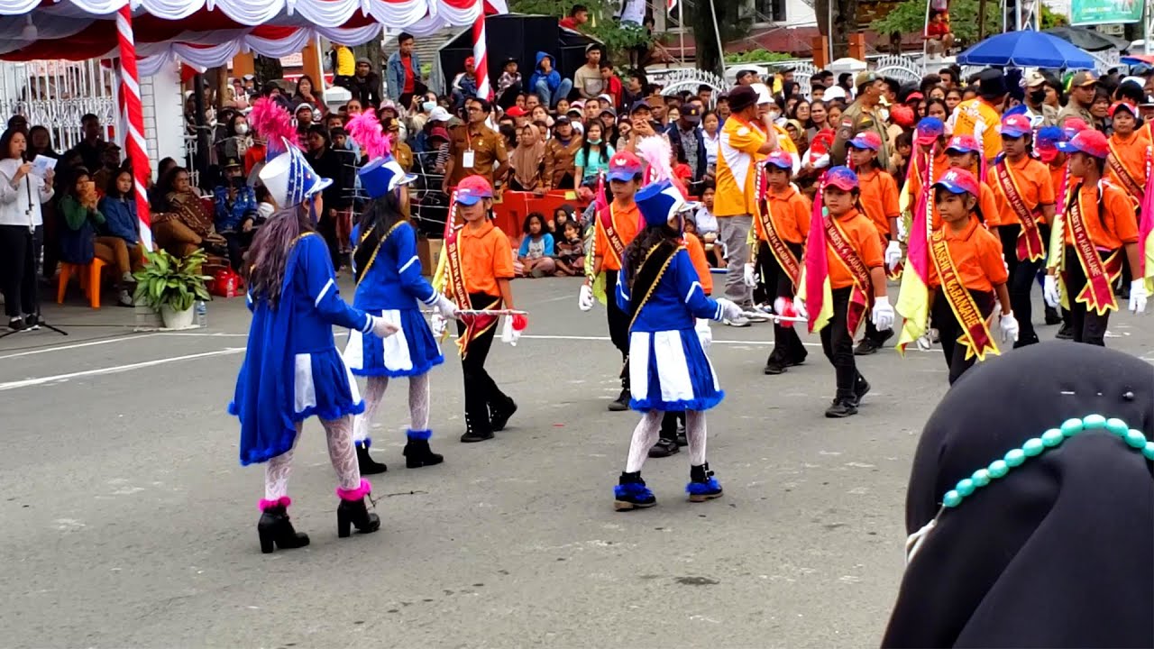 Display Marching Band SD Masehi 4 kabanjahe 2023 - HUT RI 78