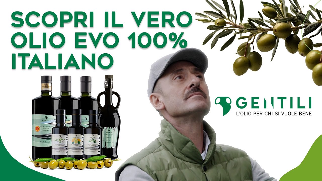 SCOPRI IL VERO OLIO EVO 100% ITALIANO - Frantoio Gentili Olio d'oliva italiano