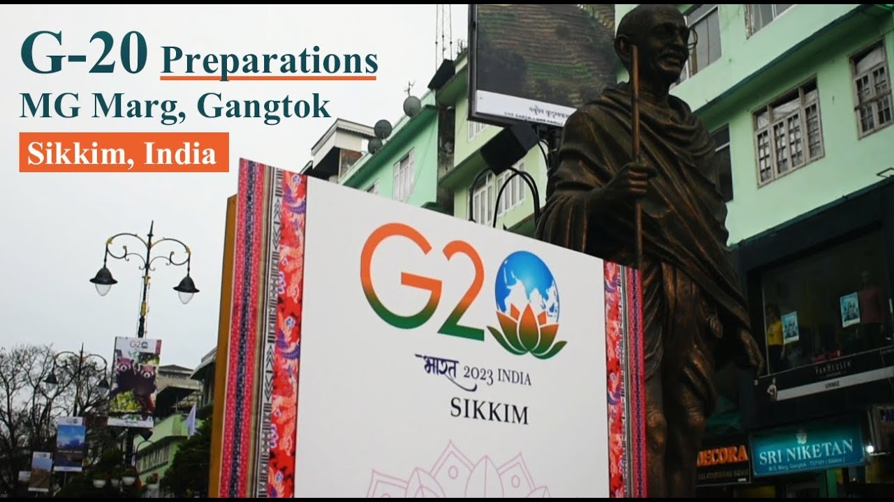 Get Ready for the G-20 Summit! Inside Look at MG Marg, Gangtok, Sikkim