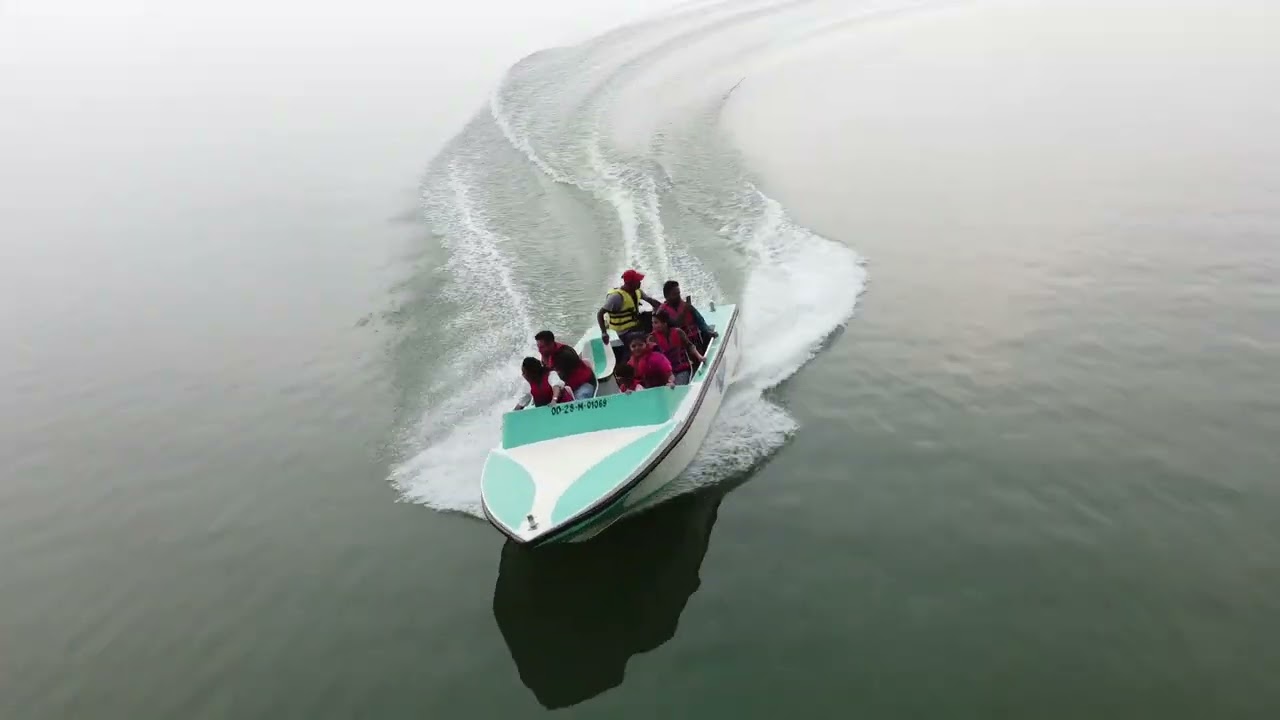 Boat Riding in Heerakund Dam