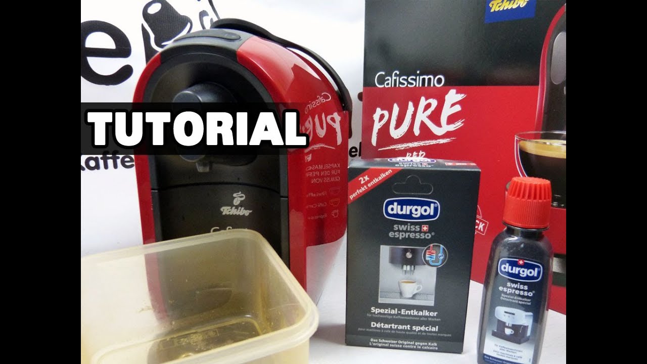 Anleitung: Entkalkung Cafissimo PURE