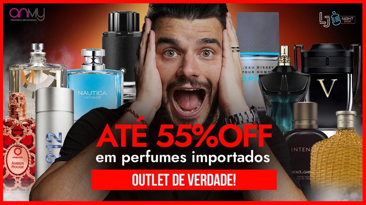 ATÉ 55% OFF EM PERFUMES IMPORTADOS NA LIVE ESPECIAL DE DIA DO CONSUMIDOR! SÓ GRIFES COM PREÇO TOP!
