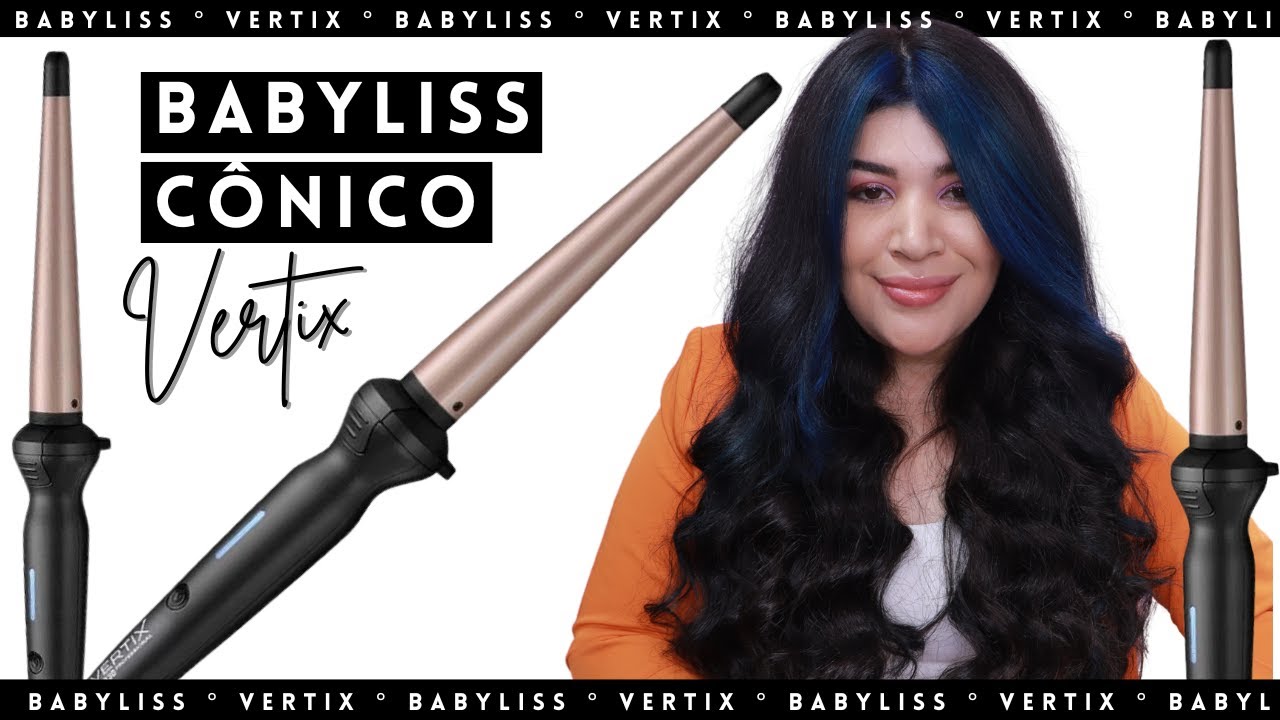 🧡BABYLISS CÔNICO VERTIX : Modelador de cachos bom e barato [ 210 °C/Bivolt ]