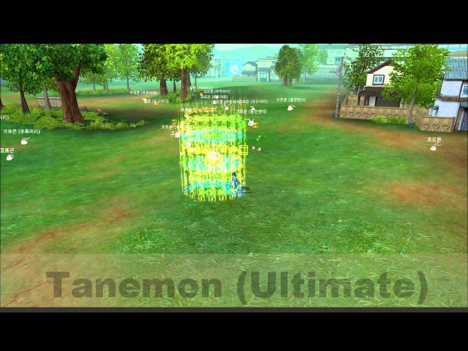 Digimon Masters Online - Tanemon - all evolutions and attacks