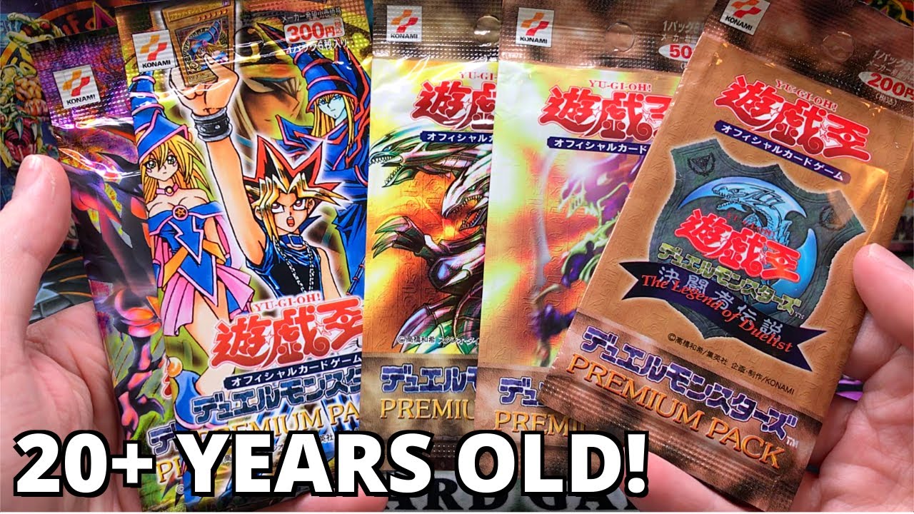 OPENING 20 Year Old Yugioh Packs! (Premium Pack 1-5)
