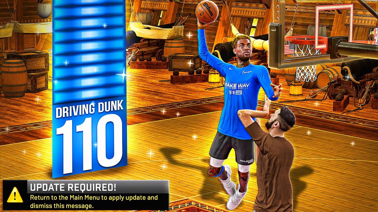 I Broke NBA2K23 With A 110 Dunk Rating...
