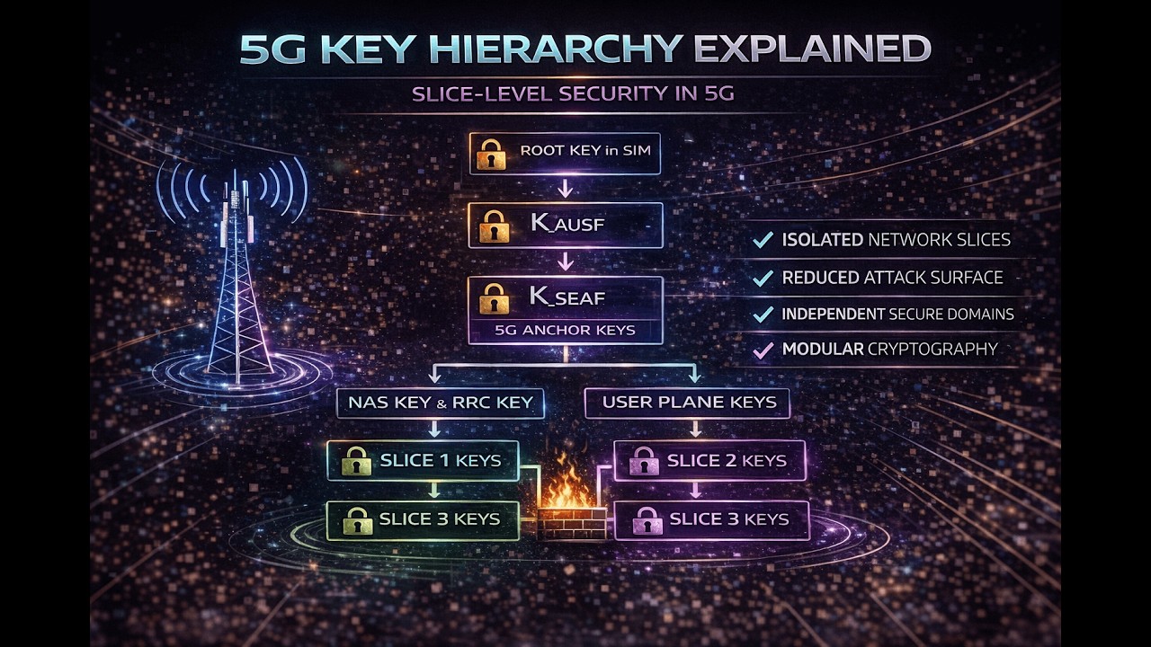 5G Key Hierarchy Explained – Slice-Level Security in 5G