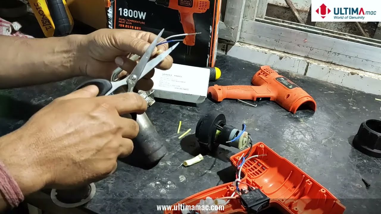 KX1800 Black and Decker Heatgun Repair