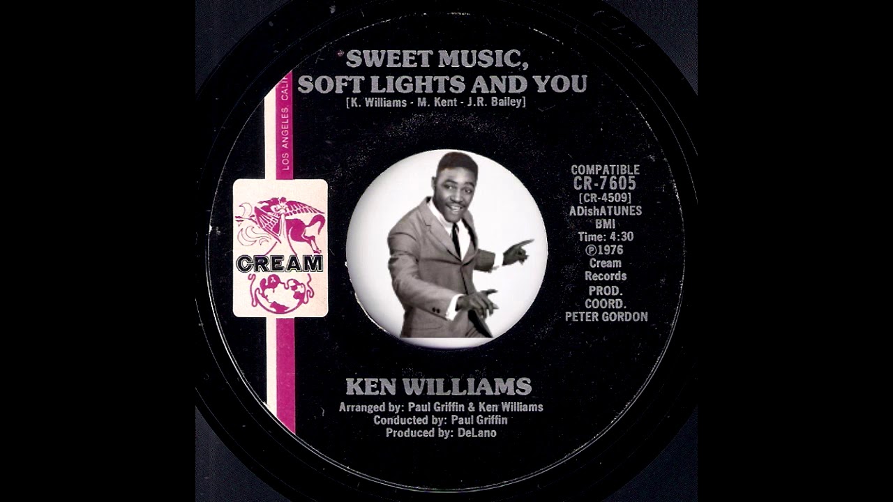 Ken Williams - Sweet Music, Soft Lights And You [Cream] 70s Soul 45