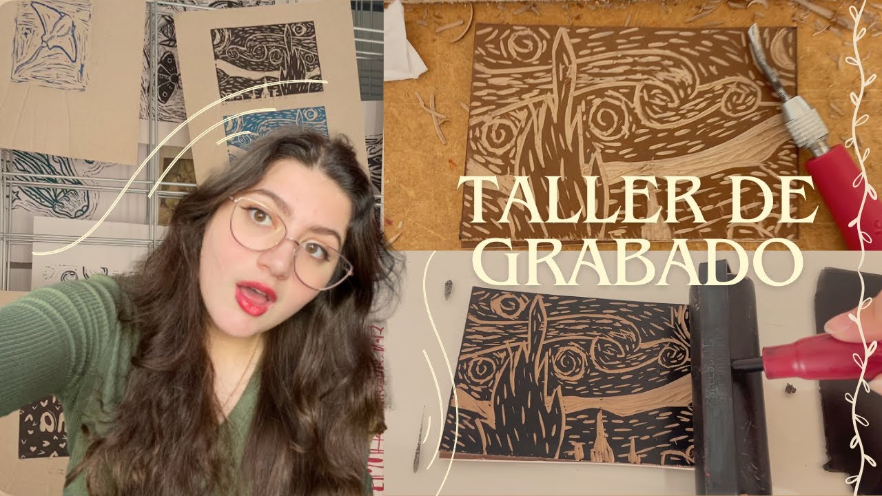 taller de grabado...experiencia muy divertida ✨🌞